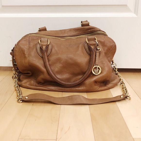 soft tan leather bag